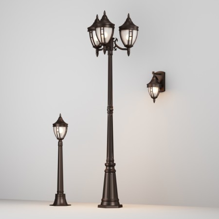 Настенный фонарь уличный Rivoli O027WL-01B