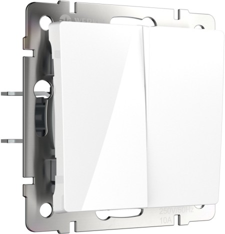 Переключатель Встраиваемые механизмы белые W1123001