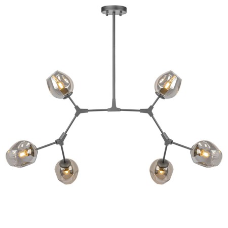 Люстра на штанге AM Group LOFT-6 BK