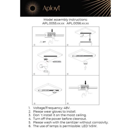 Мебельный светильник APLOYT APL.0055.09.05