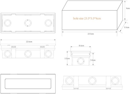 Встраиваемый светильник уличный Tipico A1505IN-1BK