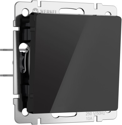 Выключатель Встраиваемые механизмы черные акриловые W1112048