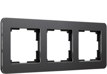 Рамка Platinum черный алюминий W0032608