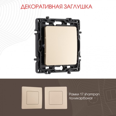 Клавиша/Накладка Arte Milano 217.50-1.shampan