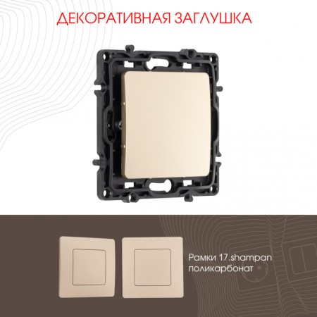 Клавиша/Накладка Arte Milano 217.50-1.shampan