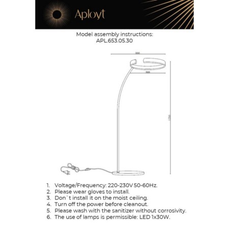 Торшер APLOYT APL.653.05.30