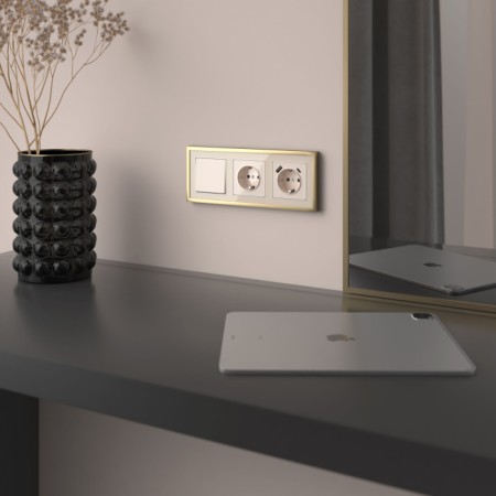 Запчасть Встраиваемые механизмы айвори акриловые W1119043