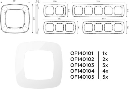 Рамка OMEGA OF140102
