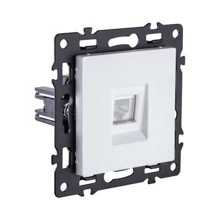 Розетка телефонная RJ11, белый Kollinger Asthetik AS-019WH