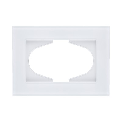 Рамка для двойной розетки, стекло белый Kollinger Reflex MG RM120WH