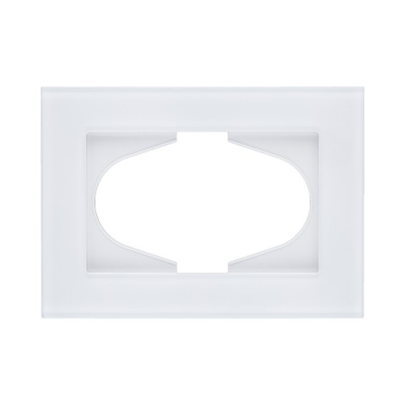 Рамка для двойной розетки, стекло белый Kollinger Reflex MG RM120WH