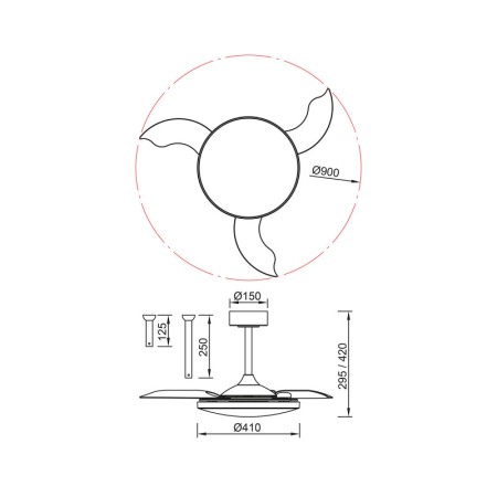 Подвесной светильник Mantra 9009