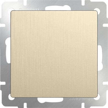 Заглушка Встраиваемые механизмы шампань рифленый W1159210