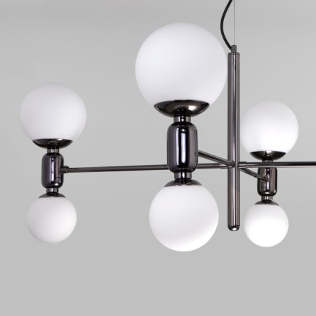 Подвесная люстра Eurosvet 30182/8 черный жемчуг