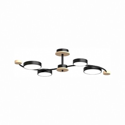 Люстра на штанге LED4U L3206-800 BK