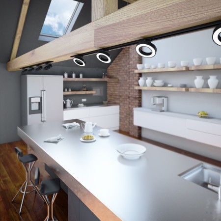 Светильник на шине Elektrostandard Spila черный 12W 4200K (85079/01) однофазный