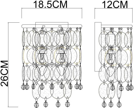 Бра Pipirima A4089AP-2AB