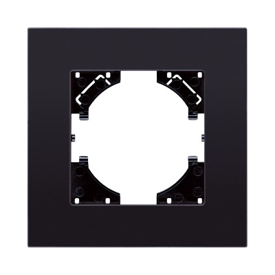 Рамка 1-постовая, стекло черный Kollinger Reflex MG RM1BK