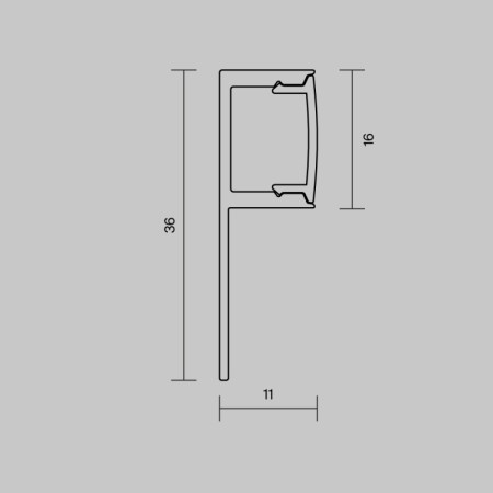 Профиль Maytoni Technical 636001