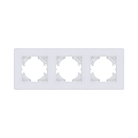 Рамка 3-постовая, белый Kollinger Eleganz Acryl EA3WH