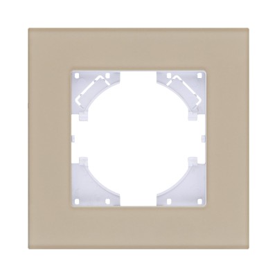 Рамка 1-постовая, стекло золотой Kollinger Reflex MG RM1GD