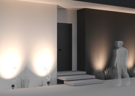 Грунтовый светильник Ares O309FL-L8B3K