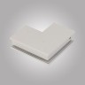 Коннектор угловой внутренний  MAGNET AM401 LL-20B 90° ВНУТРЕННИЙ WH