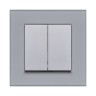 Рамка 1-постовая, стекло серый Kollinger Reflex MG RM1GY