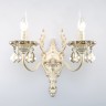 Бра Eurosvet 3281/2 белый с золотом/тонированный хрусталь Strot