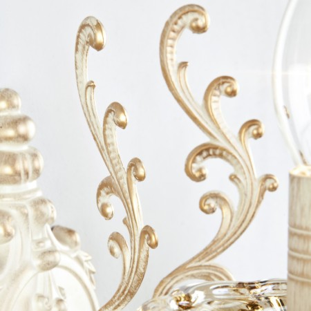 Бра Eurosvet 3281/2 белый с золотом/тонированный хрусталь Strot