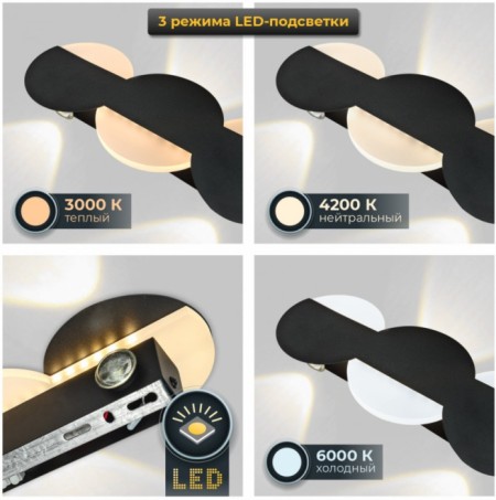 Подсветка для картин IL.0040.0060-4-MBK