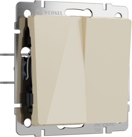 Выключатель Встраиваемые механизмы айвори акриловые W1120043