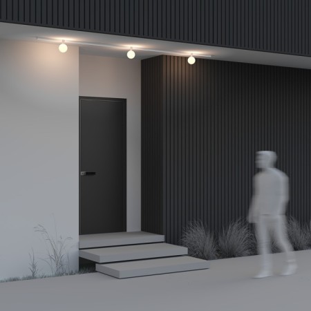 Трековый светильник Luna O-TR01-1-S-9WW3K