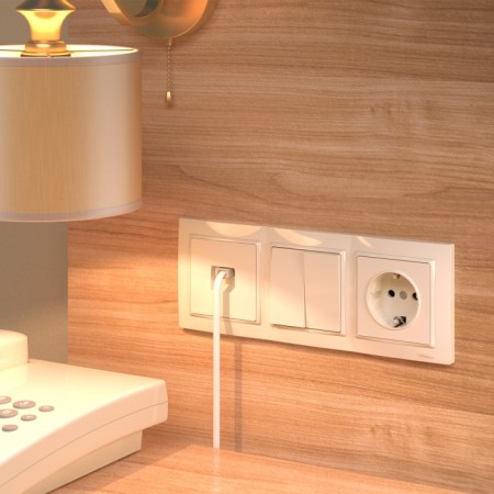 Рамка Snabb basic слоновая кость W0032003