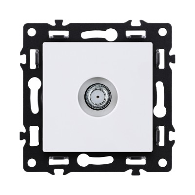 Розетка TV, белый Kollinger Asthetik AS-020WH