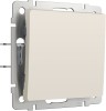 Переключатель Встраиваемые механизмы айвори матовые W1113062