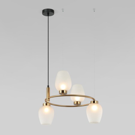 Подвесная люстра Eurosvet 30183/4 латунь