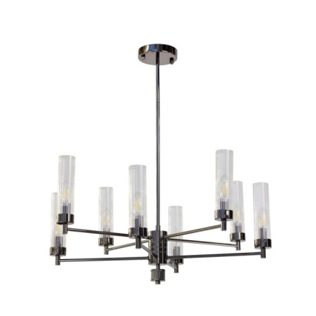 Подвесная люстра INDIGO INDIGO SP8 PEARL BLACK