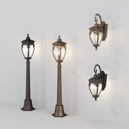 Наземный фонарь Fleur O414FL-01GB1