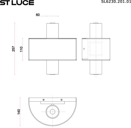 Настенный светильник Noble SL6230.201.01