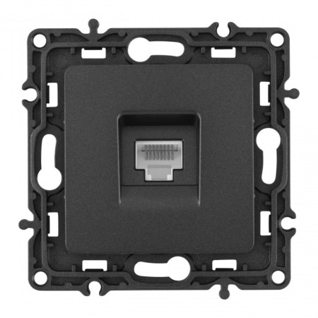 Розетка Arte Milano 217.45-1.black