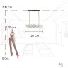 Подвесной светильник LOFT IT 10248/1200