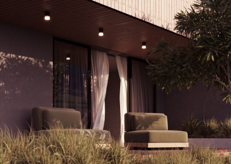 Потолочный светильник уличный Ember O499CL-L10B3K