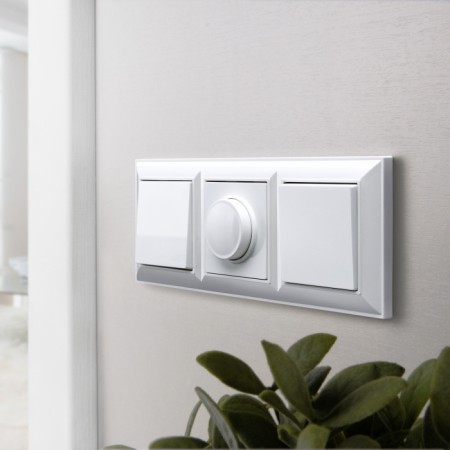 Переключатель Встраиваемые механизмы белые W1113001