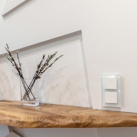 Переключатель Встраиваемые механизмы белые W1113001