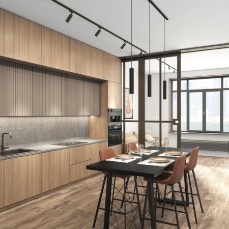 Трековый светильник SOLID Tube DK6210-BK