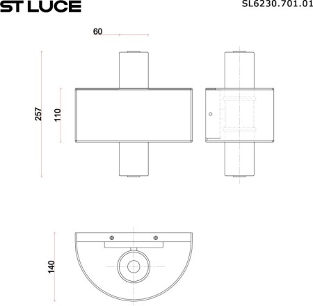 Настенный светильник Noble SL6230.701.01