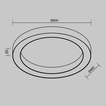 Накладной светильник Maytoni Technical C093CL-45W3K-W