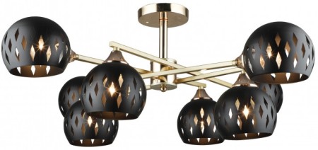 Потолочная люстра  MD.4211-8-S-GD+FGD