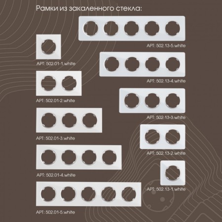 Клавиша/Накладка Arte Milano 202.50-1.white